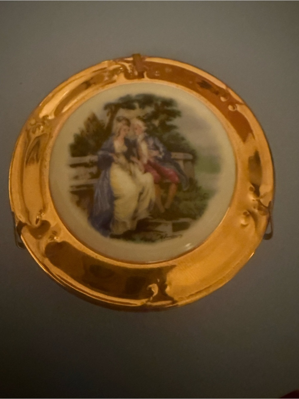 Limoges miniature plate